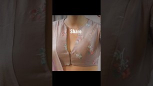 'Secret New Blouse Design That Will Make You Go Viral! #Fashion #Style'