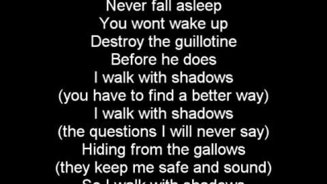 'escape the fate my apocalypse (lyrics)'