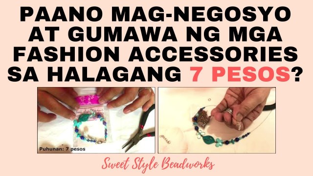 'SSB Vlog #1: How To Make Fashion Accessories (Earrings, Bracelet & Necklace) | #SweetStyleBeadworks'