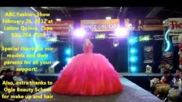 'Most Beautiful Quinceanera Dress Fashion Show 2012 by www.abcfashion.net'