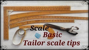 'Tailoring scale Basic tips //Al make fashion //'