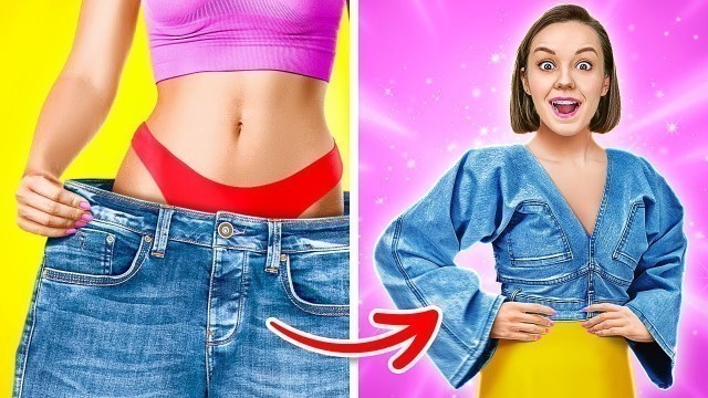 'BEAUTY HACKS & CLOTHES DIY! Upgrade Your Look! Sewing Hacks by 123GO! SCHOOL'