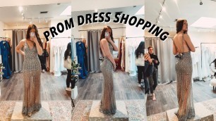 'PROM DRESS SHOPPING (vlog)'