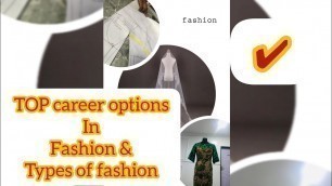 'TOP FASHION CAREERS IN NIGERIA/(careers that make more money for you)/ TYPES OF FASHION (PT1)'