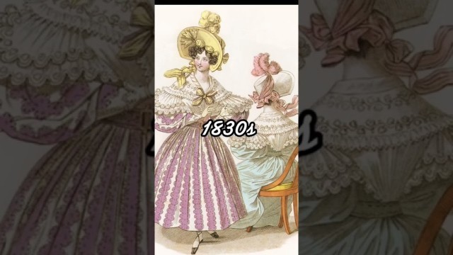 '19th century fashion decade by decade || 1800s dresses || fashion plates || 1800 - 1880s'