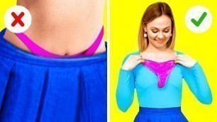 'EASY CLOTHES HACKS TO LOOK GORGEOUS EVERY DAY || Smart DIY Ideas To Be Popular by 123 GO! Genius'