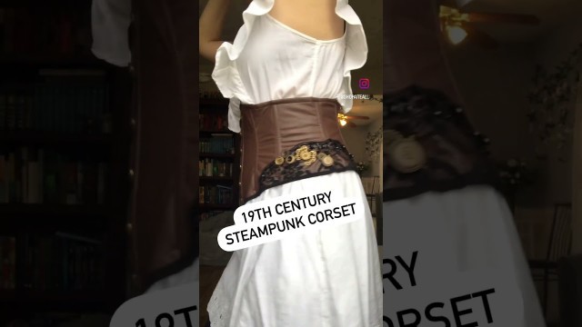 '19th century steampunk style corset!  #cosplay #steampunk #sewing #clothing #fashion'