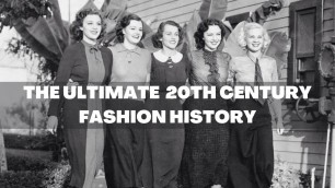 'THE ULTIMATE 20TH CENTURY FASHION HISTORY- 100 years of fashion (Urdu/Hindi)'