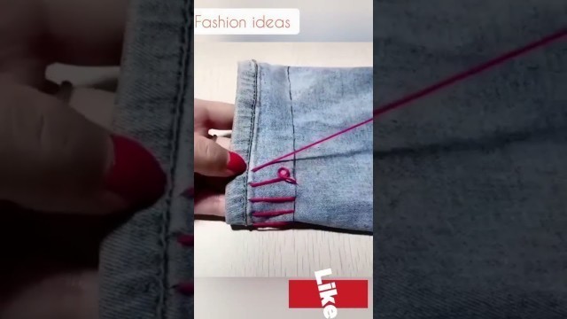 'jeans alteration ideas #reuseidea #jeanshack #jeansfashion #lifehacks #tipsandtricks #fashion'