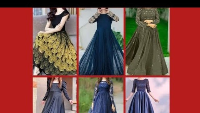 'Beautiful and stylish party wear maxi designs for girls| fashion ideas.