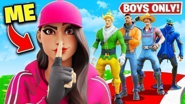 'I Snuck a GIRL into a BOYS ONLY Fashion Show in Fortnite..'