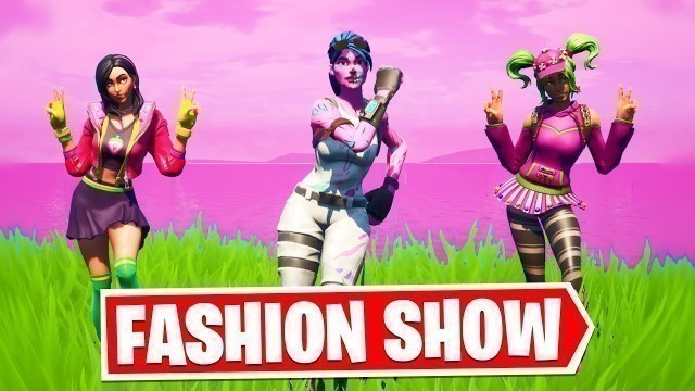 'I hosted a PINK Fashion Show with a GIRL... (Fortnite)'