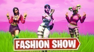 'I hosted a PINK Fashion Show with a GIRL... (Fortnite)'