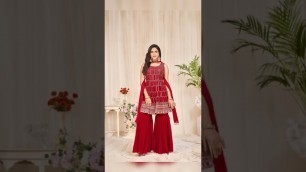 'beautiful sharara suit ideas for girls/52+dresses ideas#shorts#fashion#sharasuit#dresses'