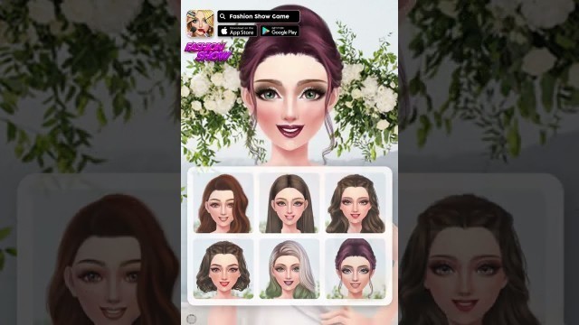 'Fashion Show Game - Wedding dressup and makeup competition games for girls | Stylist games #shorts'