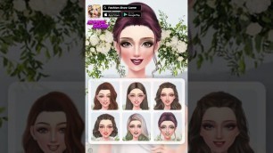 'Fashion Show Game - Wedding dressup and makeup competition games for girls | Stylist games #shorts'