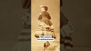 '19th century dresses for ice skating ⛸️ || Victorian era || fashion history || 1800s photography'