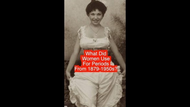 'What did 19th-century women use for their periods? #shorts'