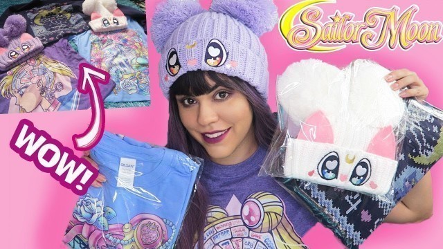 'SAILOR MOON WINTER FASHION CLOTHING HAUL FROM GILLES BONE ILLUSTRATIONS + TRY ON / KAWAII HAUL'