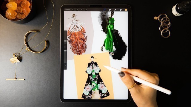 'Procreate Digital fashion illustration Tips: Clipping Mask'