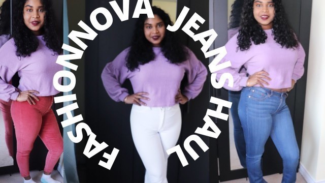 'FASHION NOVA HAUL 2021-  SIZE 5 JEANS EDITION'