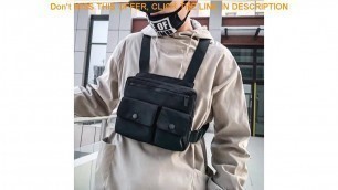 'Fashion Chest Rig Men Hip Hop Streetwear Casual Functional Tactical Chest Bag Fashion Nylon Cross'