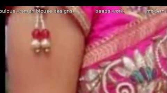 'Wedding saree blouse designs 2017 | saree blouses patterns | saree blouses cutting'
