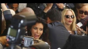 'Kim Kardashian Attacked At Paris Fashion Week By A Crazy Fan - Watch The Video'