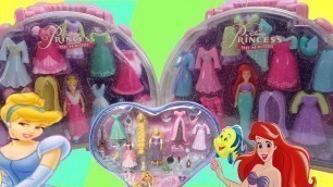 'Princess Toys Rapunzel Ariel and Cinderella Polly Pocket Fashion Sets'