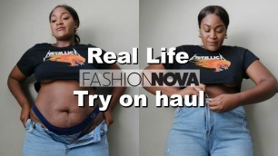 'No shame fashion nova curve try on haul ( in real life try on haul) *trendy*'