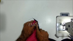'how to stitch piping neck kurti Basic piping neck DIY tutorial EMODE'