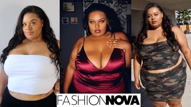'NEW VIBE! Fashion Nova Curve Try On Haul + Outfits | Plus Size Fashion'