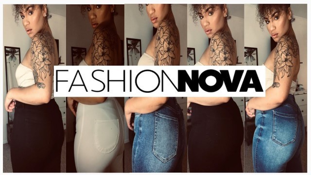 'THE BEST FASHION NOVA JEANS TRY ON HAUL *ON A REAL BODY* | SIZE 11 & 13 | DEELUXE'