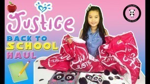'Justice Back to School Haul (new) first time ever'