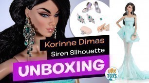 'UNBOXING & REVIEW KORINNE DIMAS (SIREN SILHOUETTE) INTEGRITY TOYS Doll (2021) Fashion Royalty'