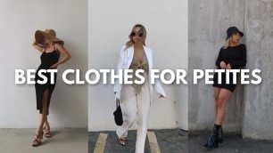 'BEST CLOTHES FOR PETITES | Most Flattering Clothes for Girls 5ft and Under'