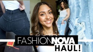 'FASHIONNOVA SPRING TRYON HAUL 2021 WITH JEANS'
