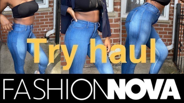 'FASHION NOVA JEANS| TRY HAUL 2020| SIZE 7 AND 9'