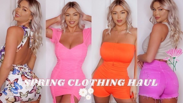 'SPRING CLOTHING HAUL FROM FASHION NOVA | spring outfits and trends!!'