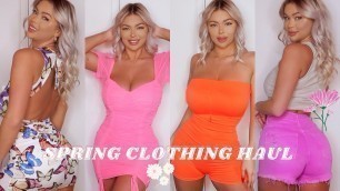 'SPRING CLOTHING HAUL FROM FASHION NOVA | spring outfits and trends!!'