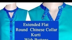 'V Placket Round collar neck design cutting Hindi DIY EMODE'