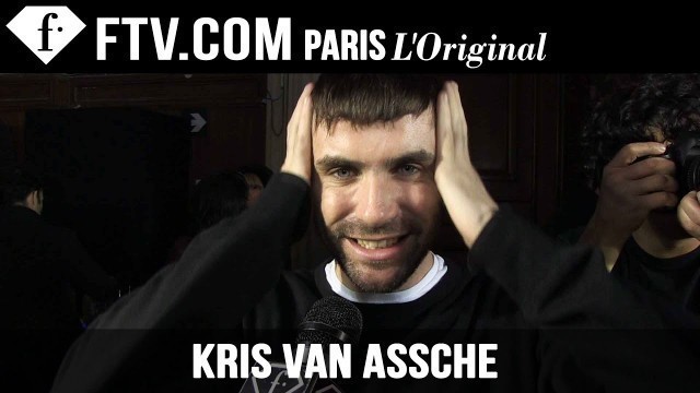 'Kris Van Assche Men Backstage | Paris Men’s Fashion Week Fall/Winter 2015-16 | FashionTV'