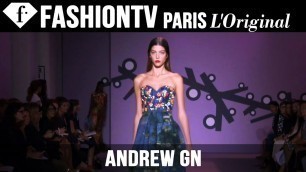 'Andrew GN Spring/Summer 2015 | Paris Fashion Week PFW | FashionTV'