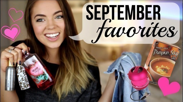 'September Favorites! Beauty, Fashion, Music & MORE'