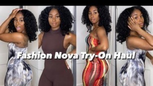 'Fashion Nova Try-On Haul | Snatched and Contoured Collection | Maxi Dress Szn'