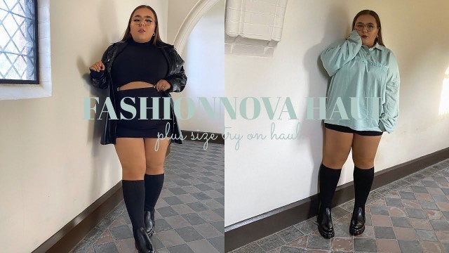 'TESTING FASHION NOVA CURVE DRESSES | Plus Size Try On ad'