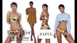 'WOW!!! Cheapest BIKINI On ZAFUL!!! | ASIAN Size| Try On plus REview'