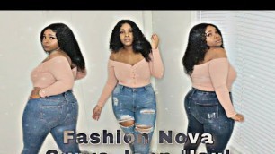 'FALL 2020 FASHION NOVA CURVE JEAN HAUL! |TRY ON| PLUS SIZE FRIENDLY| BOOTY POPPING JEANS!'