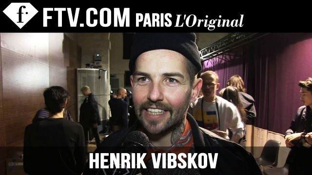 'Henrik Vibskov Men Backstage | Paris Men’s Fashion Week Fall/Winter 2015-16 | FashionTV'