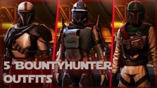 '5 unique Bounty Hunter Armors | SWTOR 2021'